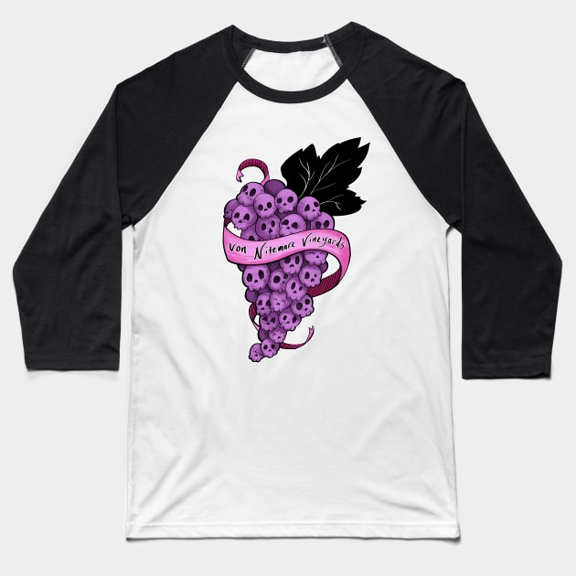 von Nitemare Vineyards Logo! Baseball T-Shirt by PJWRahall